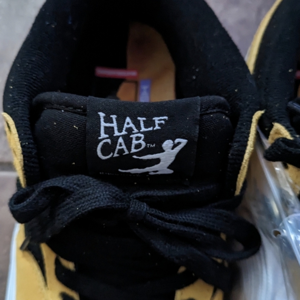 Vans Skate Half Cab Men Bruce Lee Popcush Yellow Be Like Water Yellow 0124 Rare - Picture 12 of 14